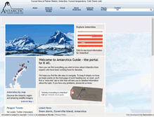 Tablet Screenshot of antarcticguide.com